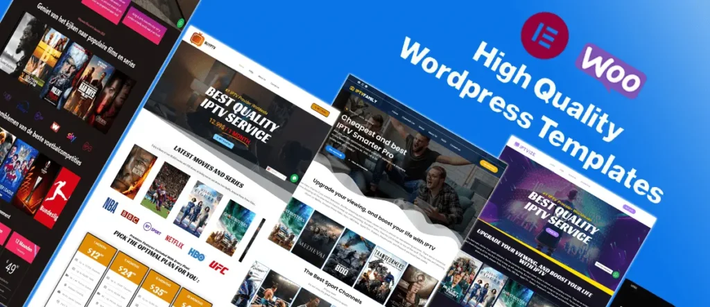 IPTV Website Template